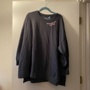 EUC Old Navy tunic style sweatshirt